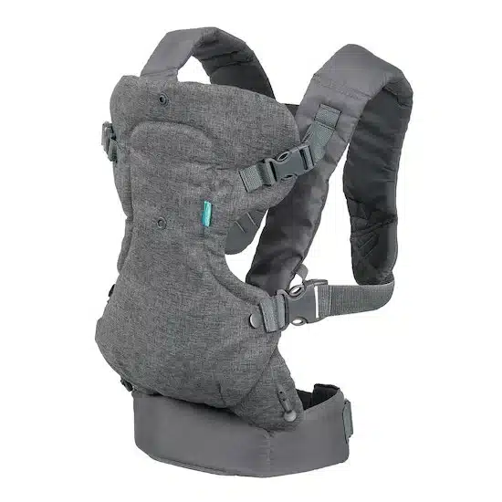 Infantino Porte Bébé Flip Convertible 4 en 1 Gris