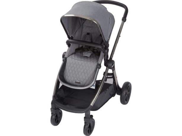 John Lewis Poussette Duo Aluminium Gris Foncé