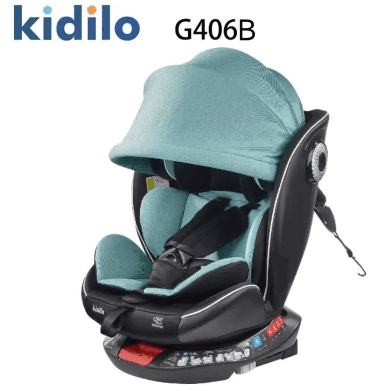 Kidilo Siège Auto Rotation 360 Isofix G406B (0-36 kg) Vert