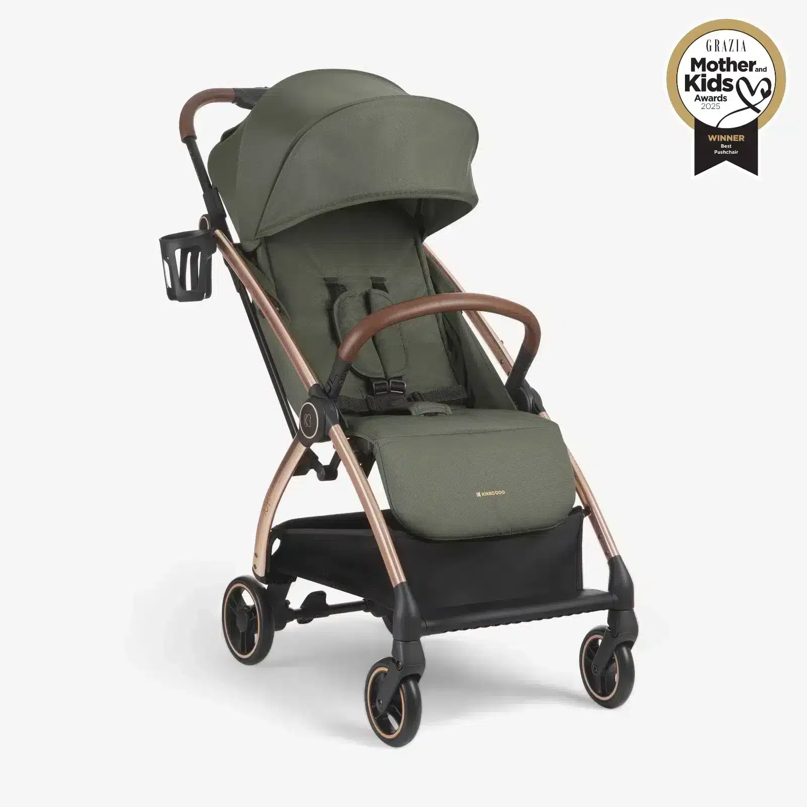 Kikkaboo Poussette Joy – Vert Militaire