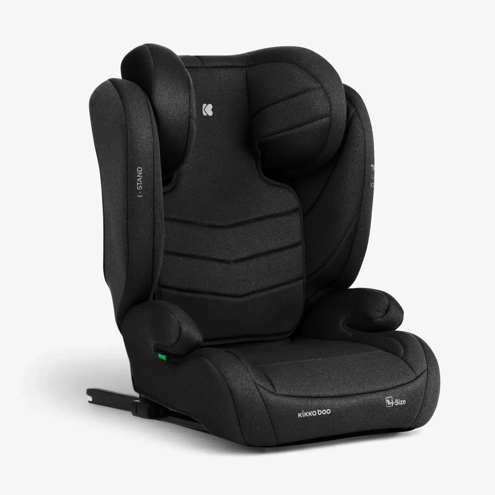 Kikkaboo Siège Auto I-Stand 100-150 cm I-Size Isofix Noir