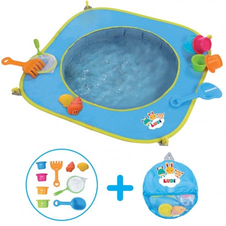 Ludi Piscine Pop-Up plage + Accessoires