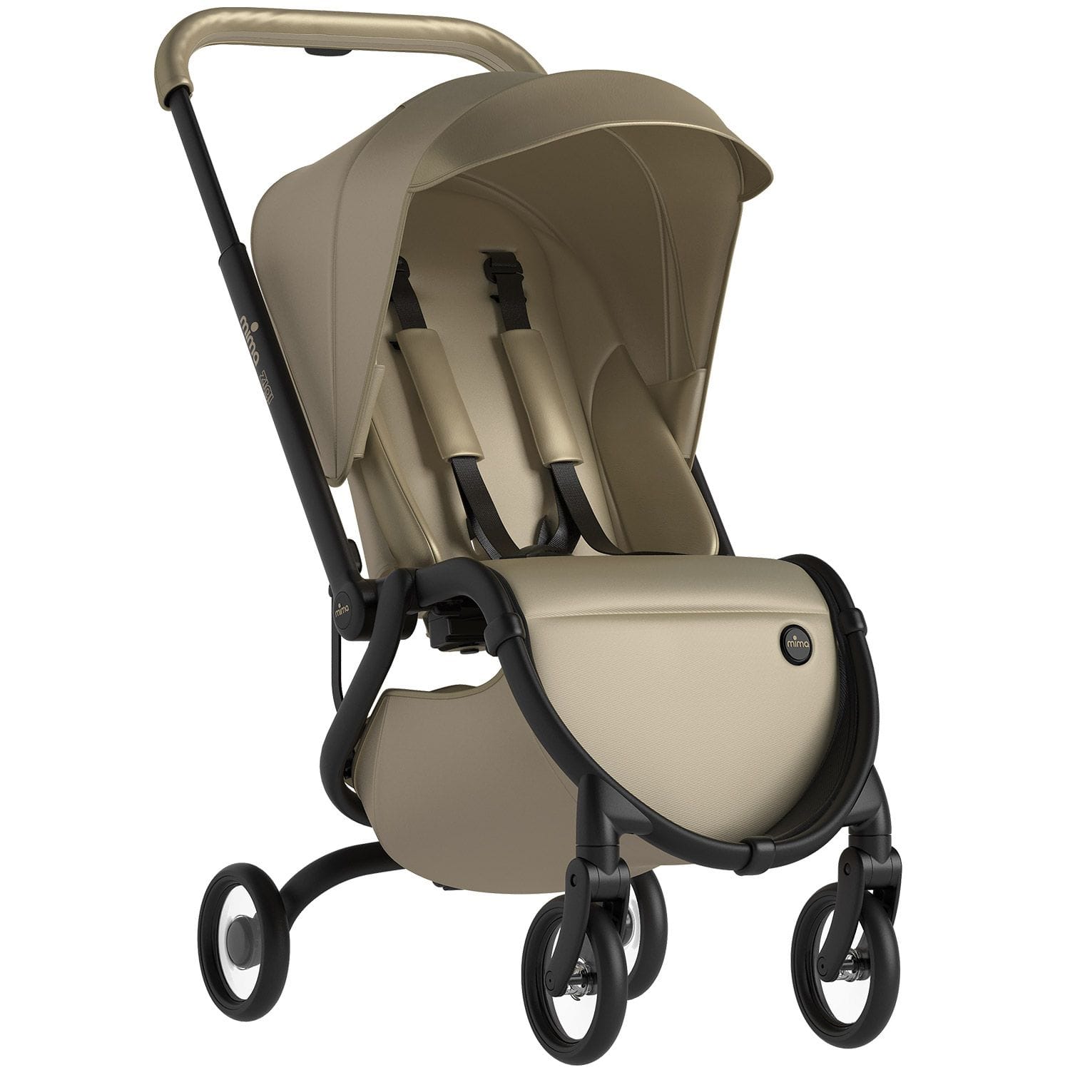 Mima Poussette Zigi Champagne + Protection pluie incluse