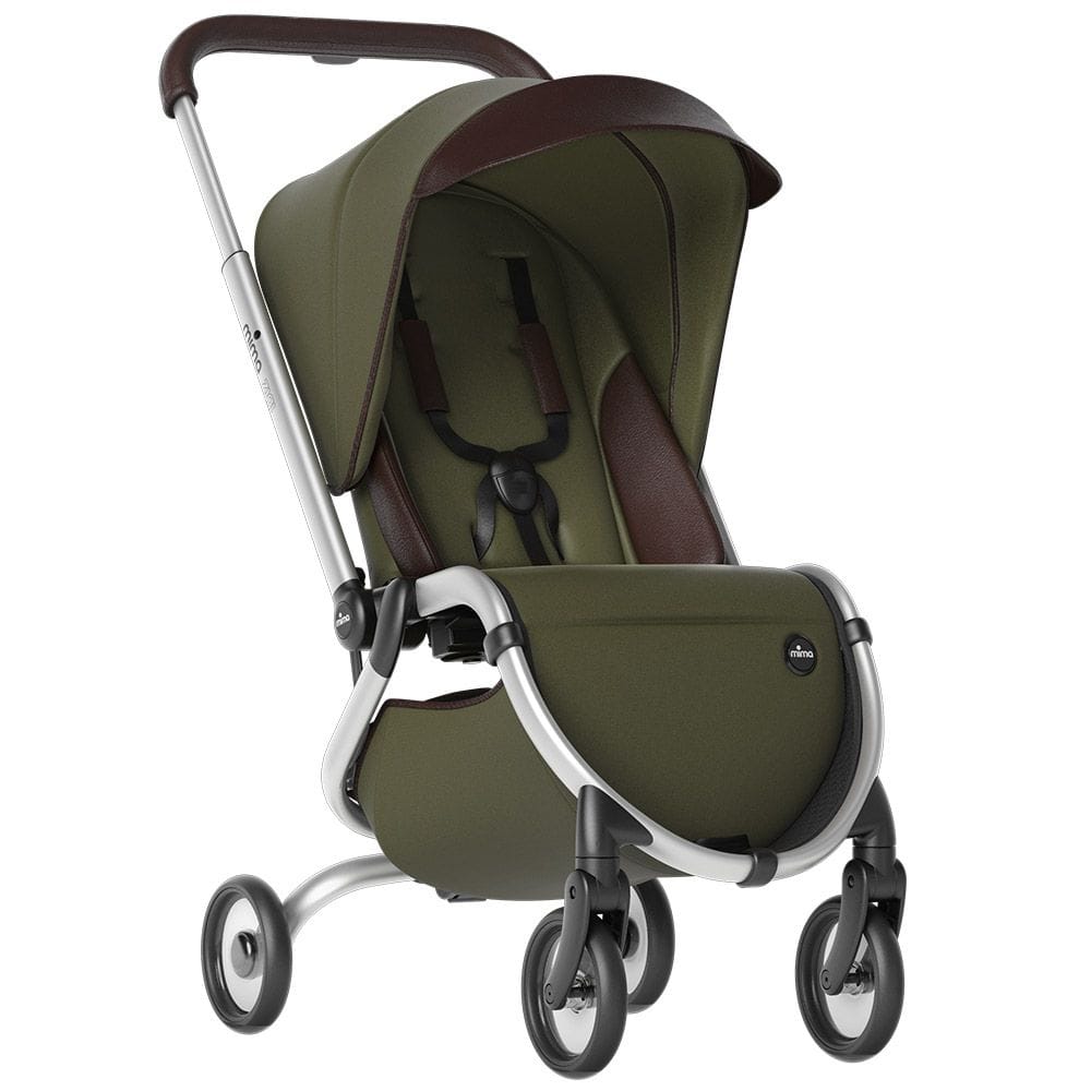 Mima Poussette Zigi Olive Green + Protection pluie incluse