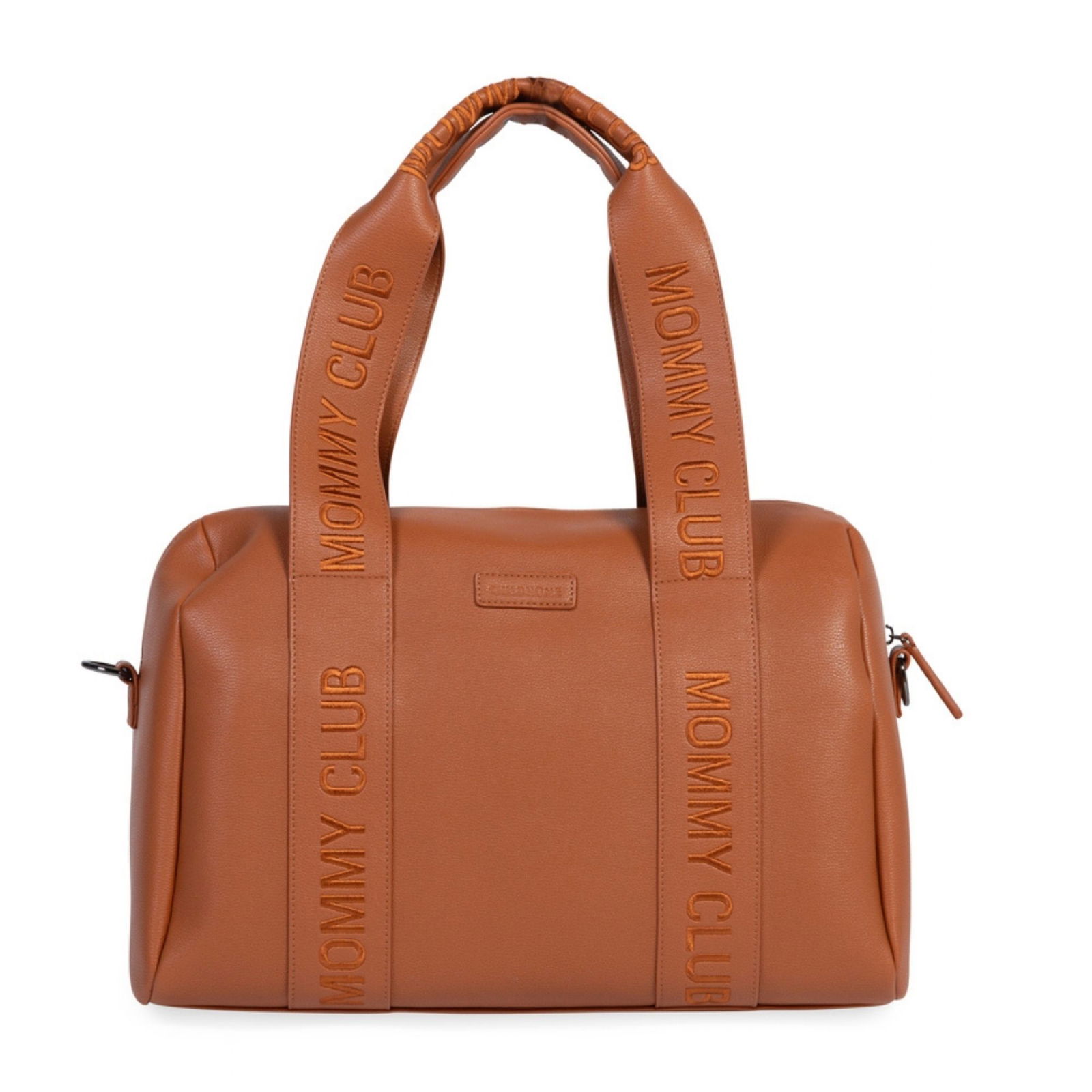 Childhome Sac à langer Mommy Club Signature Simili leather Brun