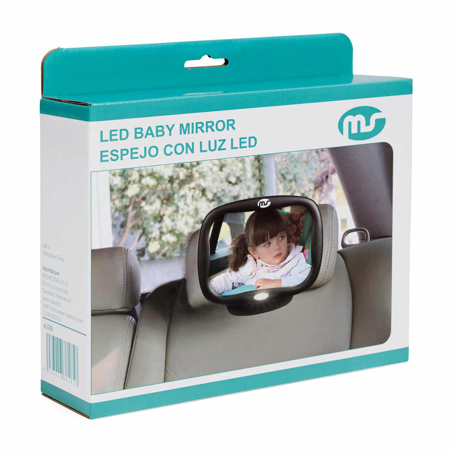 MS Innovaciones rétroviseur avec lumière pour siège bébé