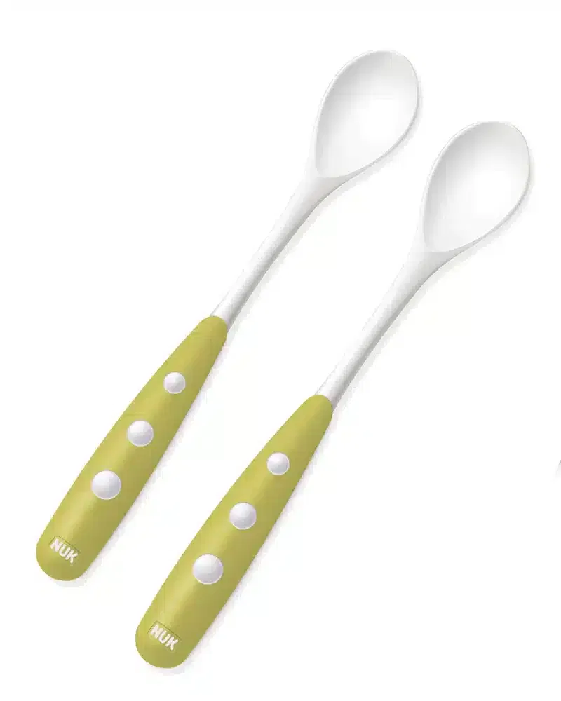 Nuk Cuillères Petits pots Vert 6m+