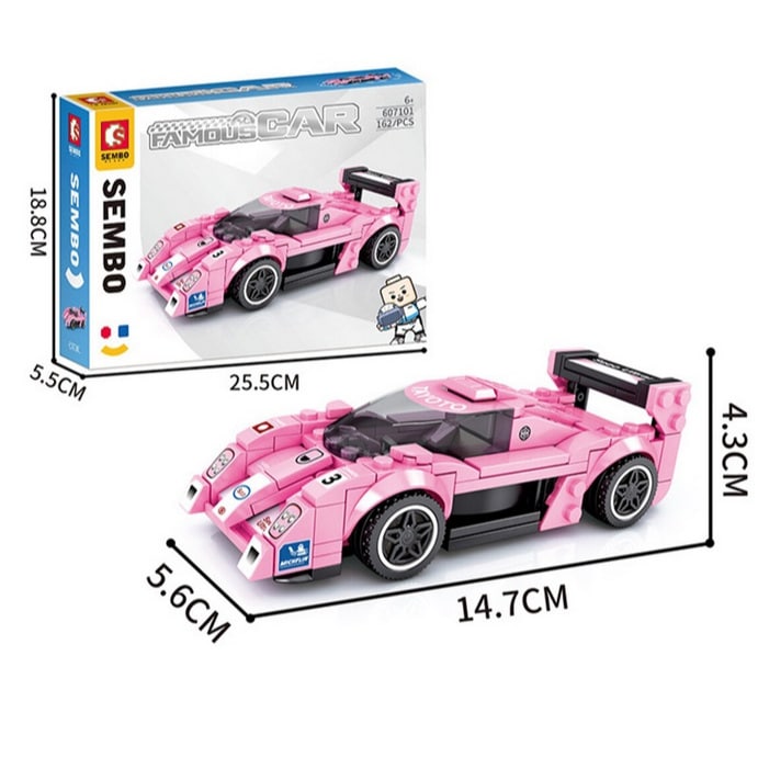Sembo Block Famous Car Rose