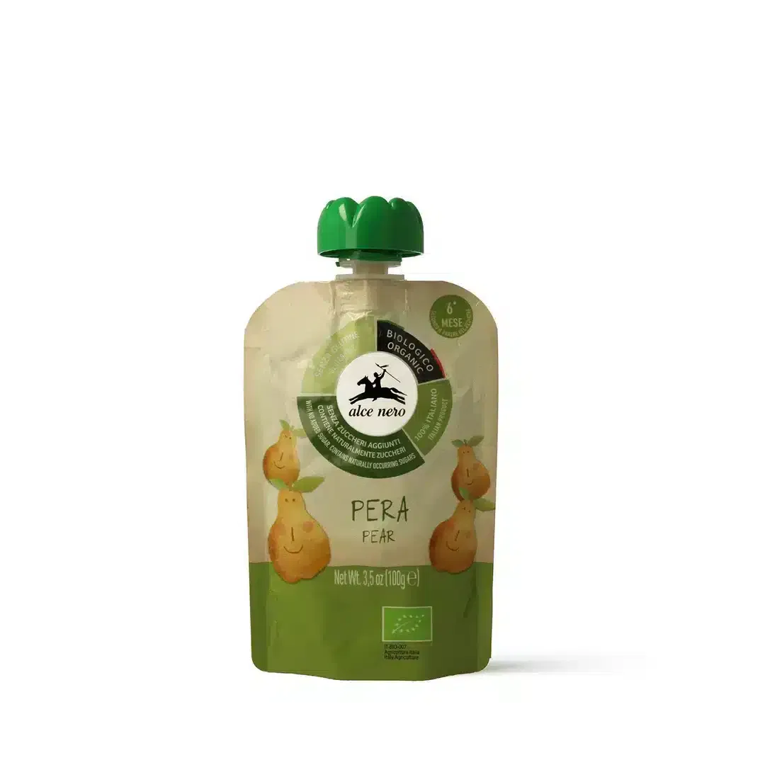 Alce Nero Purée Bio de Poires 6mois+