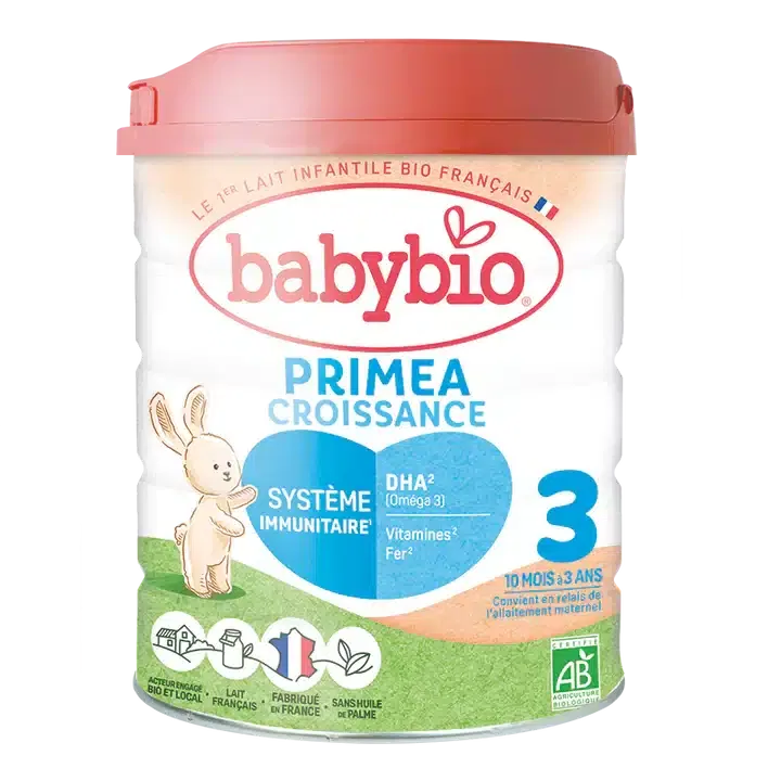 BabyBio Primea 3 Lait de croissance Bio dès 10mois 800g
