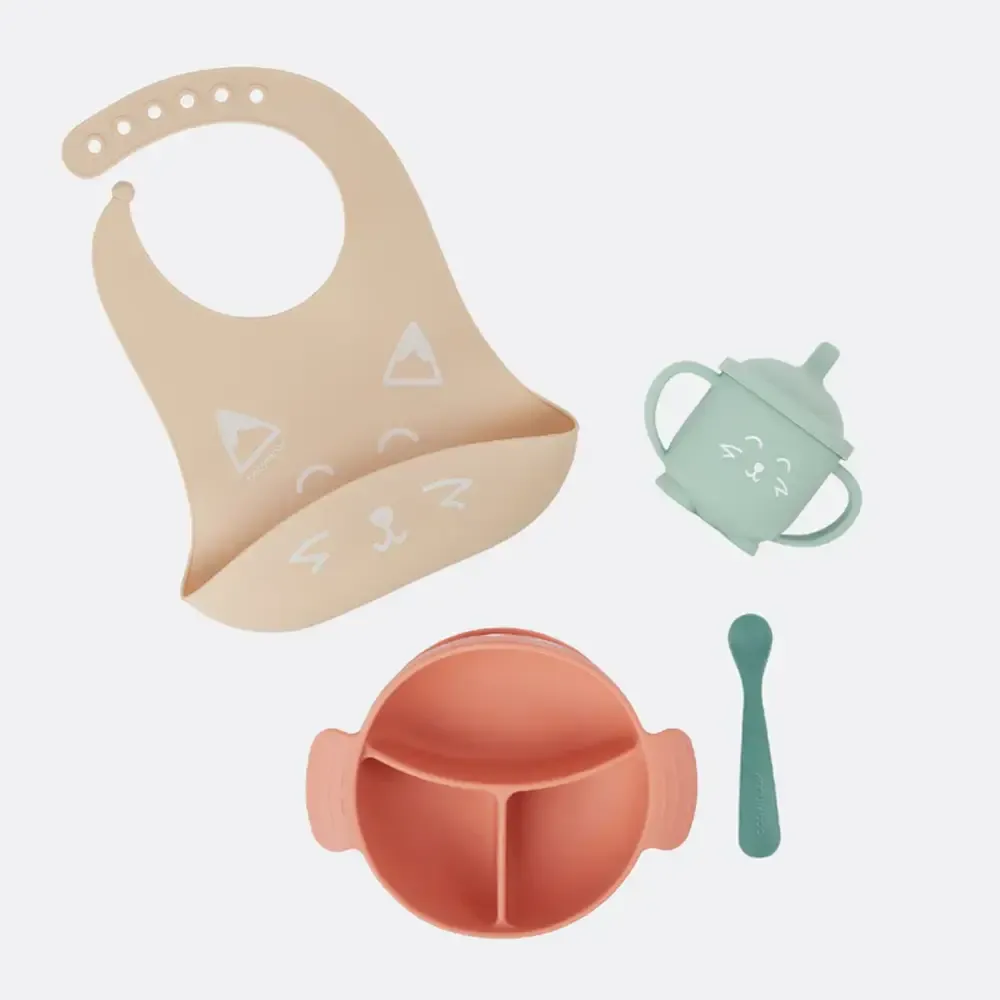 Babymoov Learn’Isy Set Repas Silicone – Renard