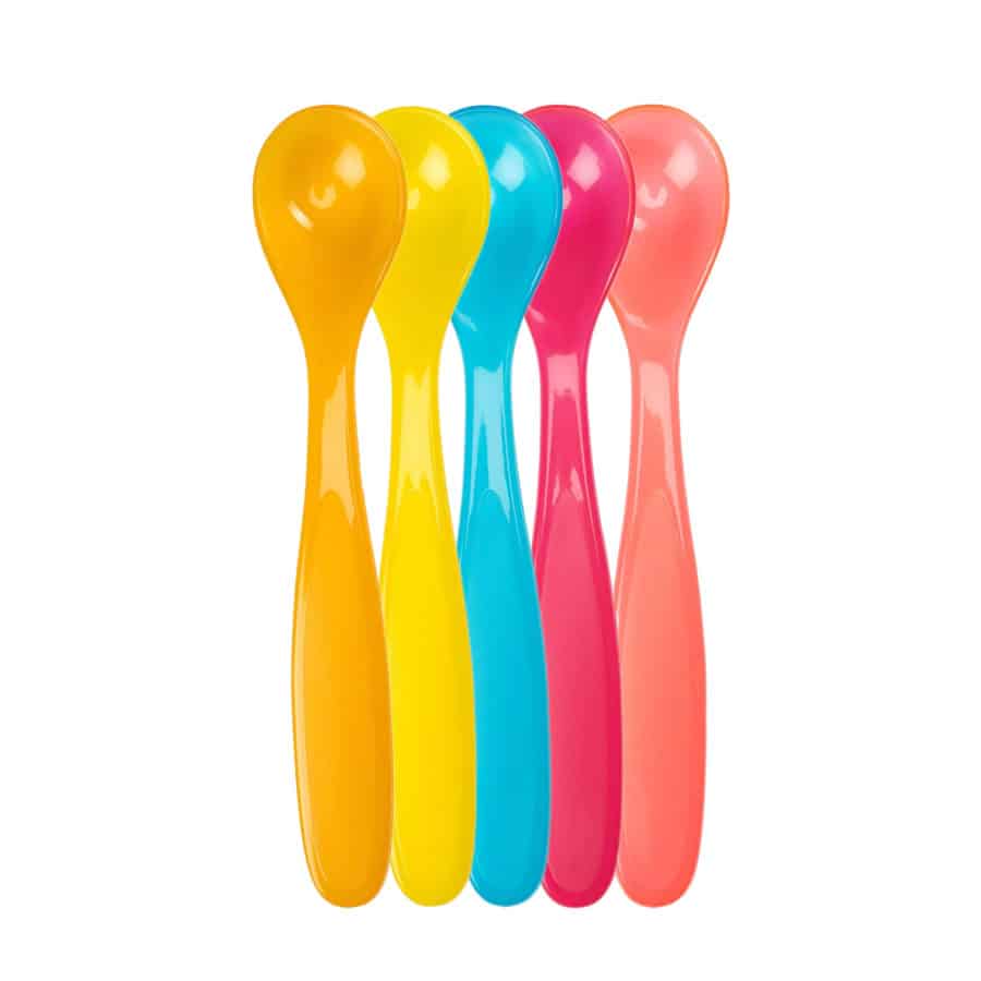 Badabulle Lot de 5 Cuillères Souples 1er Âge