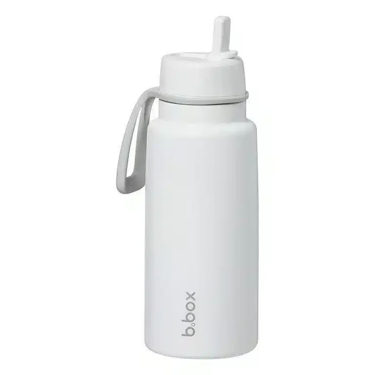 BBox Gourde Isotherme à Couvercle Rabattable 1L – White Out