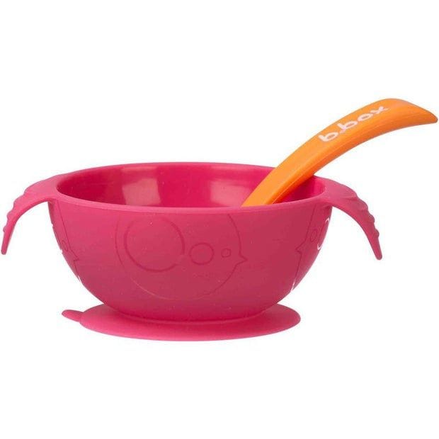Bbox Silicone First Feeding Set – Strawberry Shake