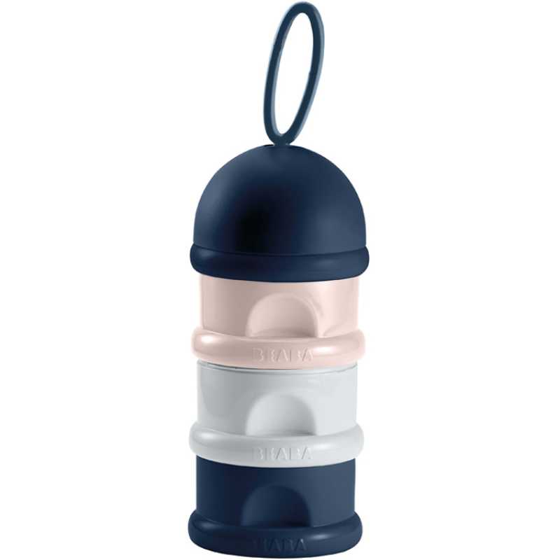 Beaba Doseur de lait bleue foncée et rose