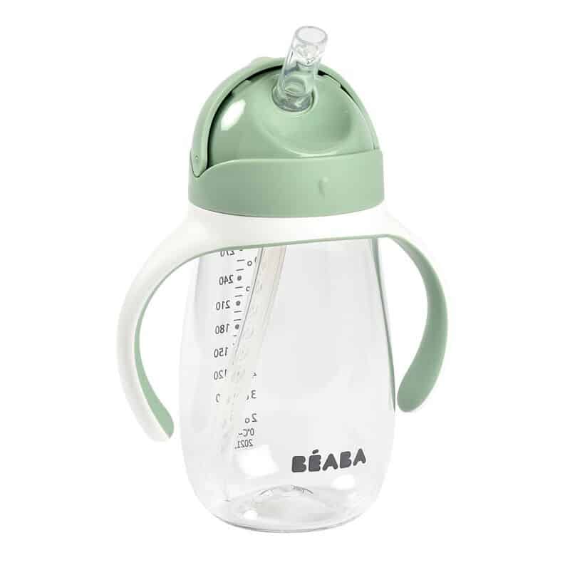 Beaba Tasse paille 300 ml – Vert Sauge