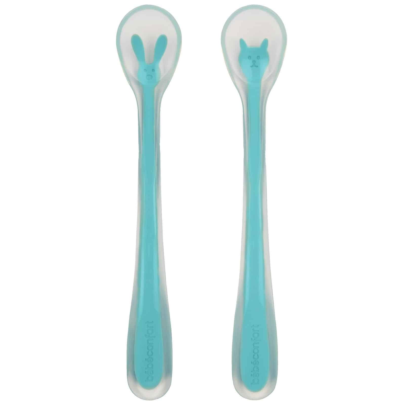 Bébé Confort Lot de 2 cuillères douces en silicone
