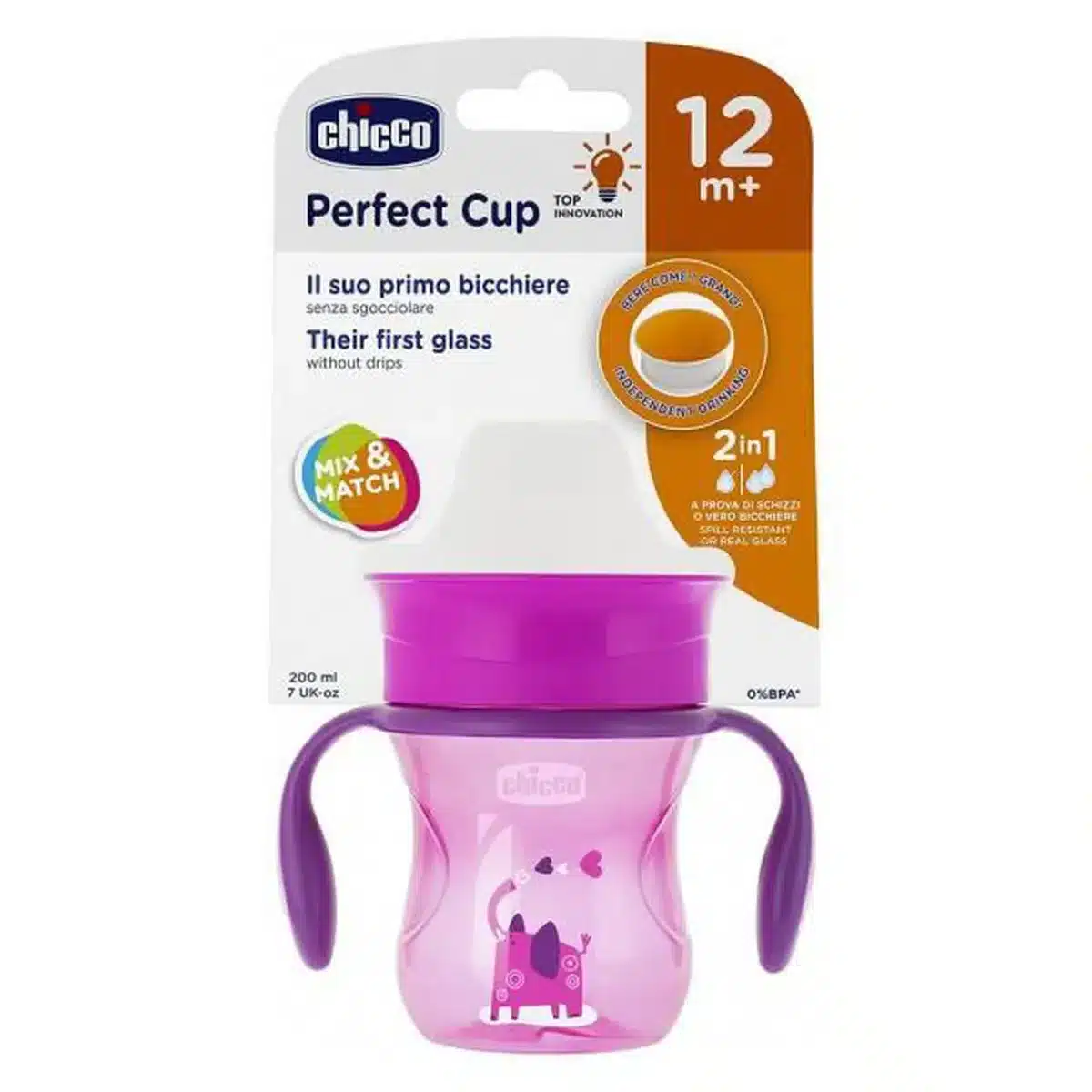 Chicco Perfect Membrane 360° Tasse Rose