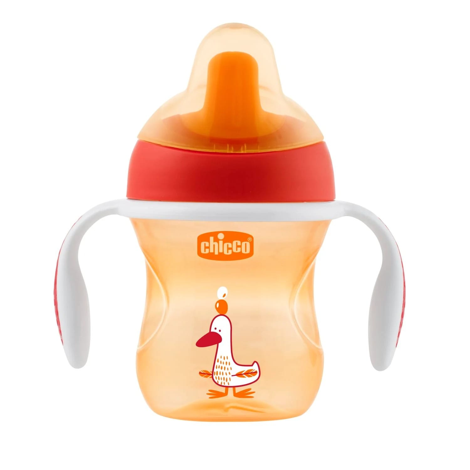 Chicco Tasse d’Apprentissage silicone 6 m+ – Orange