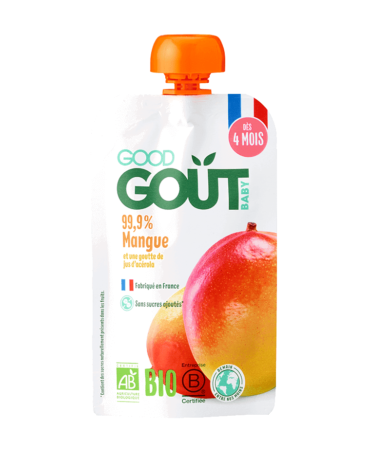 Good Goût Gourde Mangue 4m+