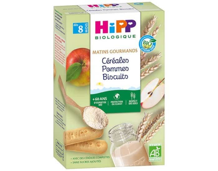 Hipp Céréales pommes biscuits dès 8 mois x 250g
