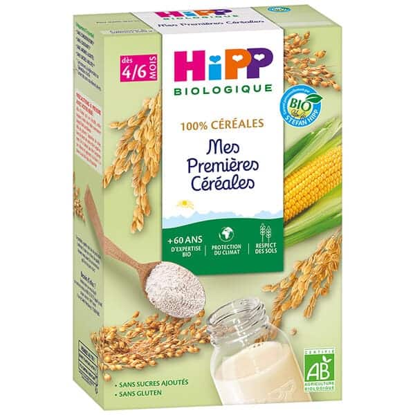 Hipp Mes premières céréales 100% Bio – dès 4/6 mois