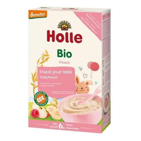 Holle Bouillie Bio Muesli bébé 6mois+ | Sans lait