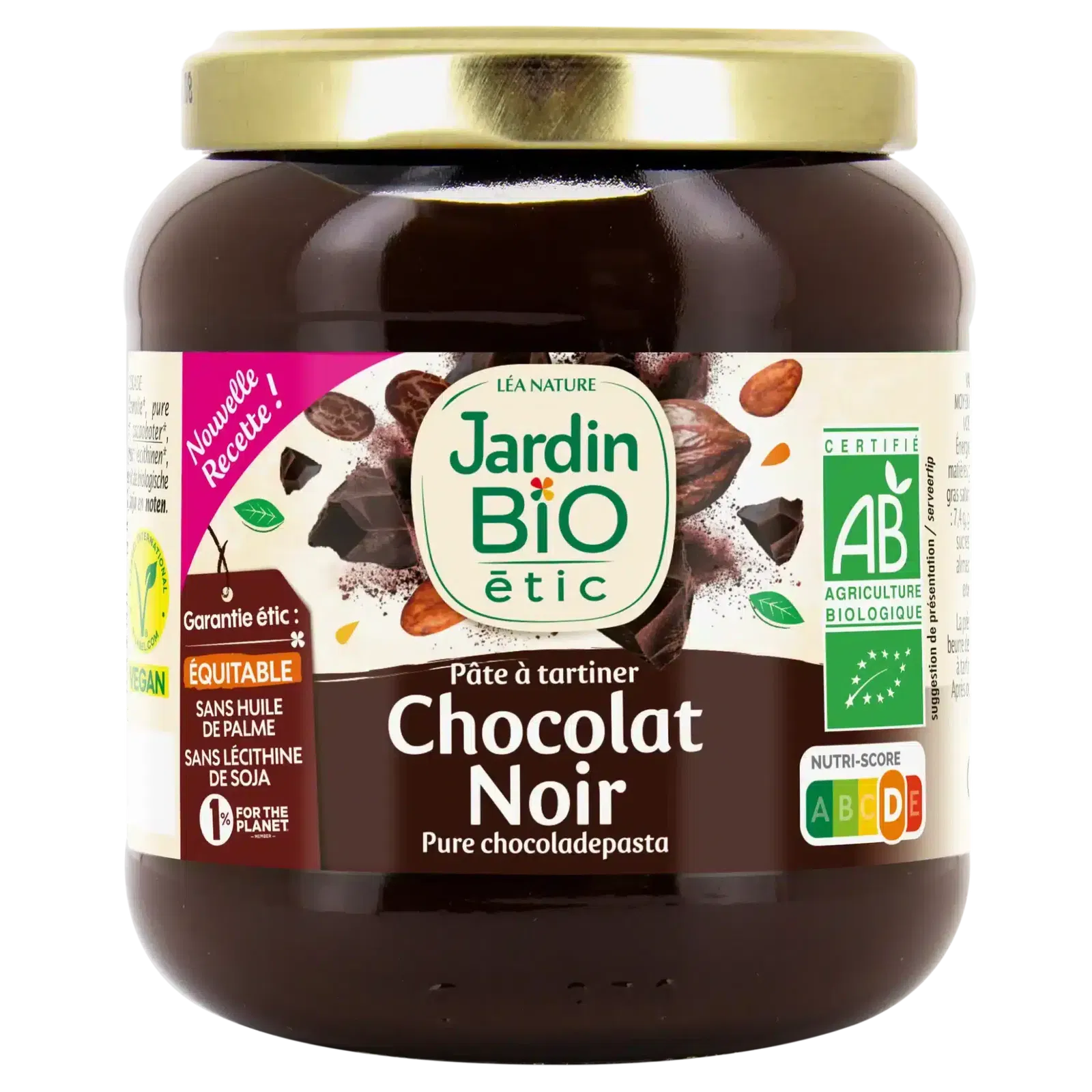 Jardin Bio étic Pâte à Tartiner Cacao Noir 350g