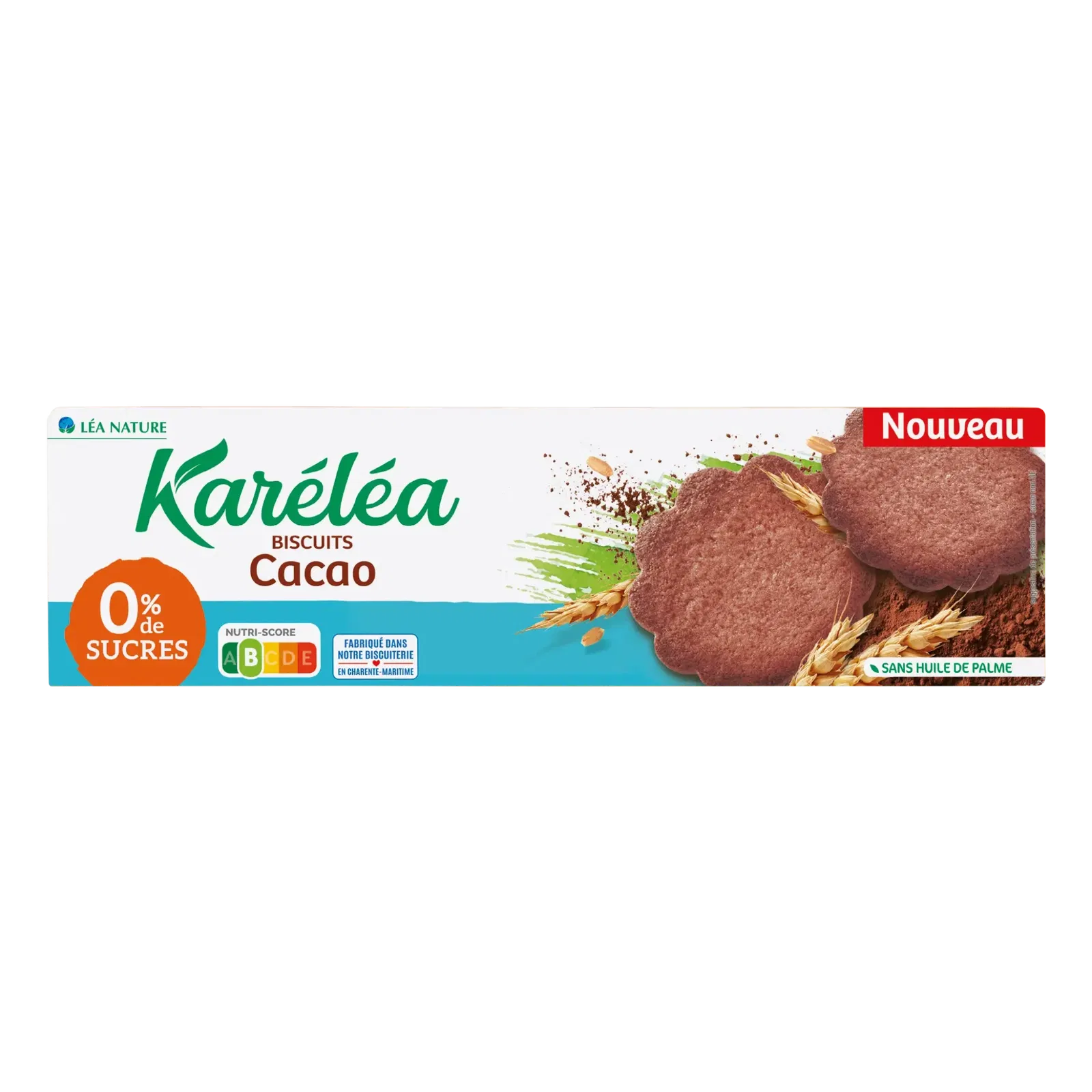 Karéléa Biscuits Cacao sans sucres