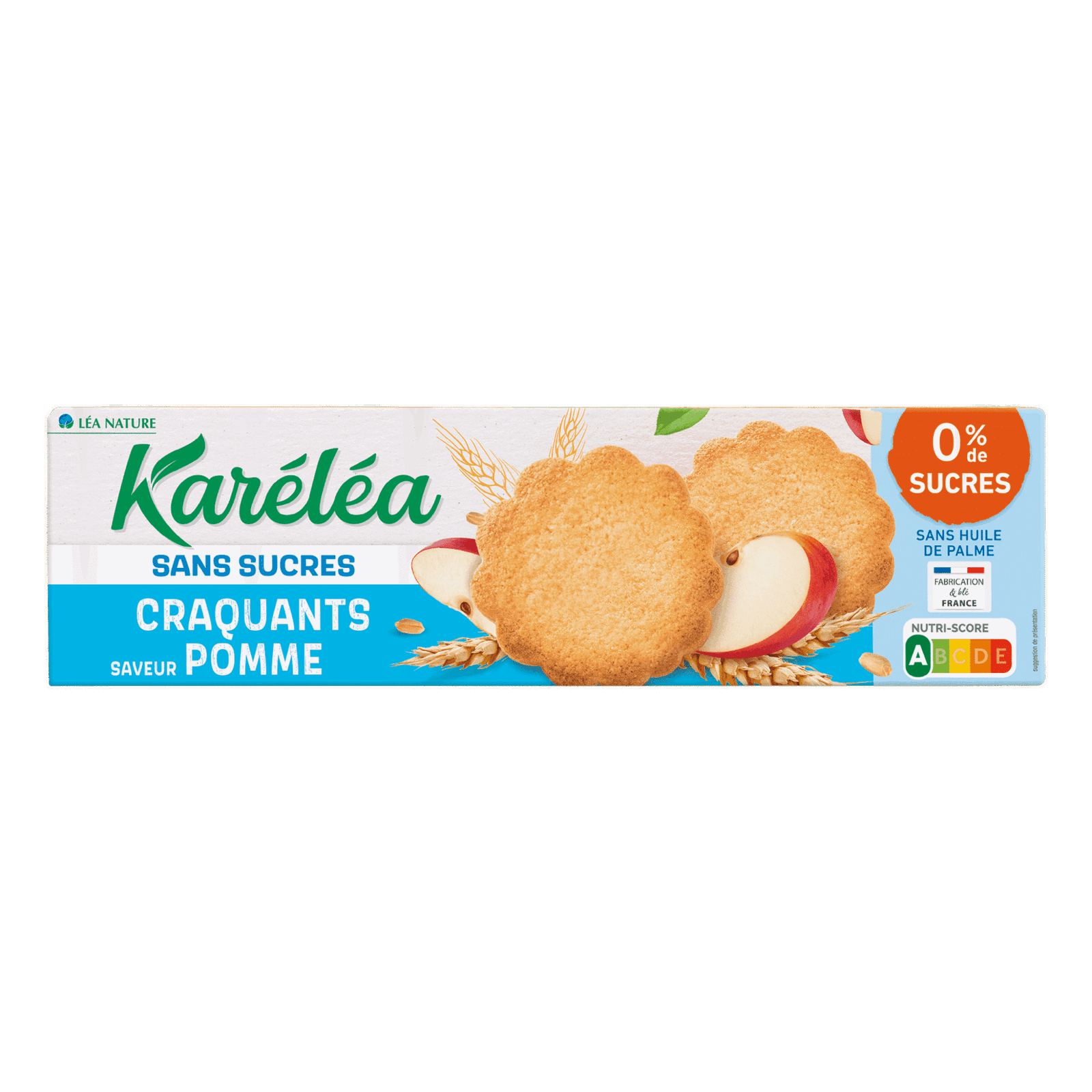 Karéléa Biscuits saveur Pomme sans sucres