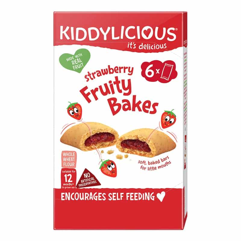 kiddylicious Biscuit Fruity Bakes fraise dès 12 mois