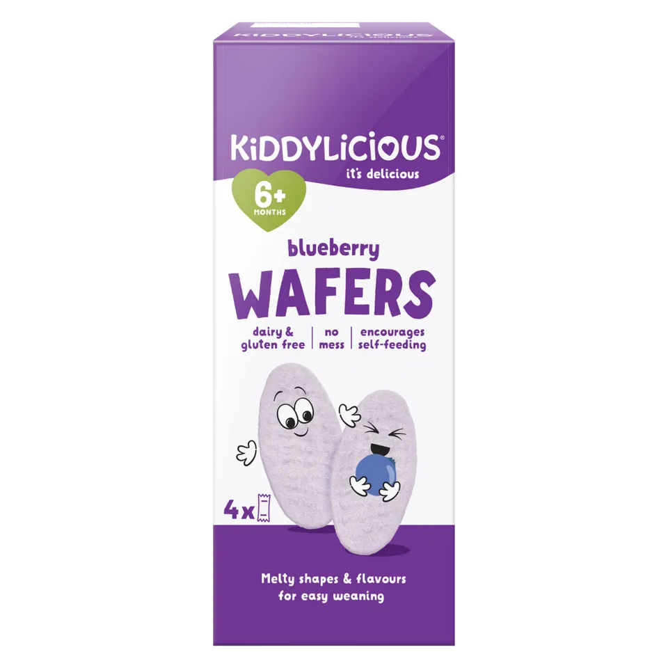 Kiddylicious Biscuit Wafers Myrtille 6mois+