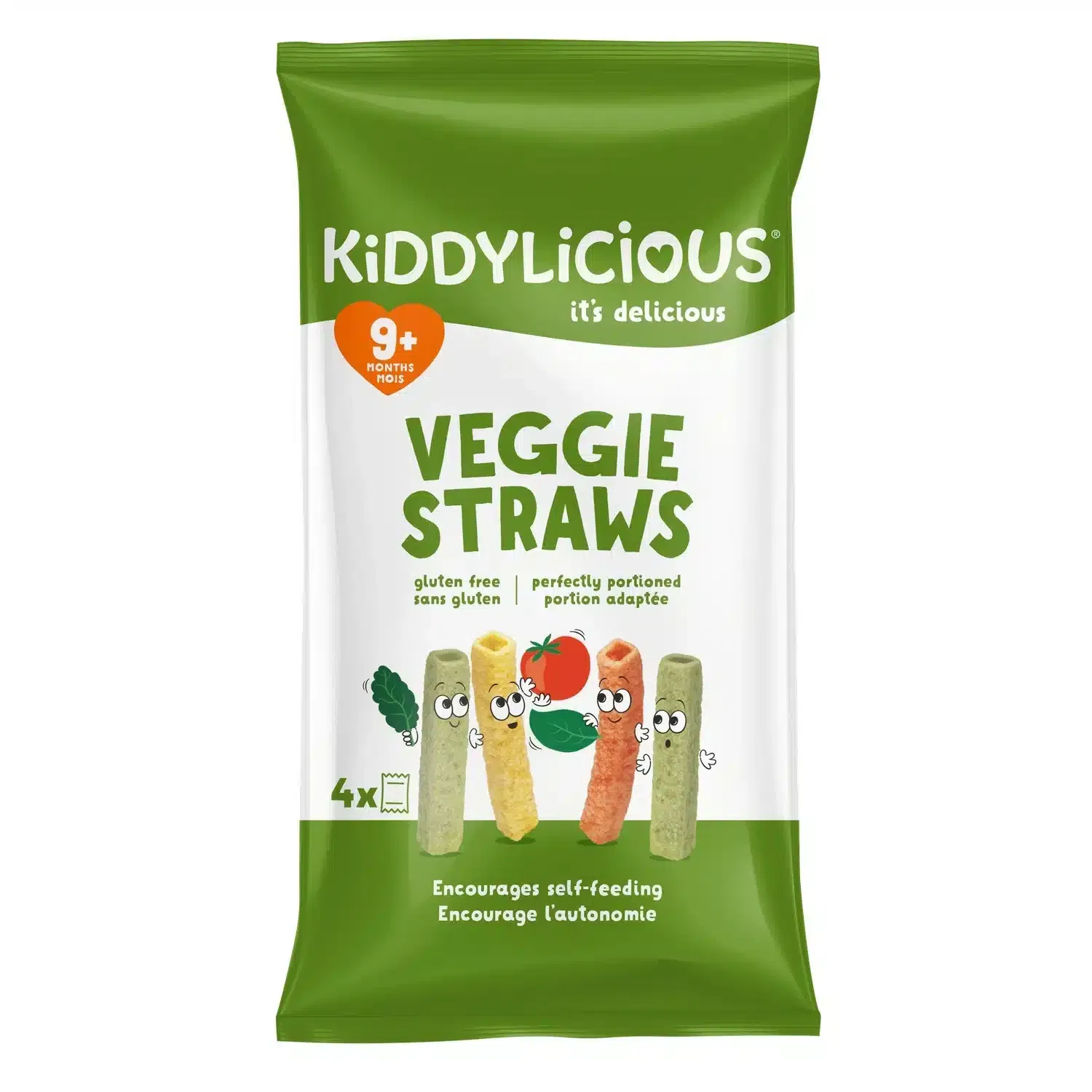 Kiddylicious Biscuits Bébé Veggie Straws Saveur Légumes Dès 9 Mois