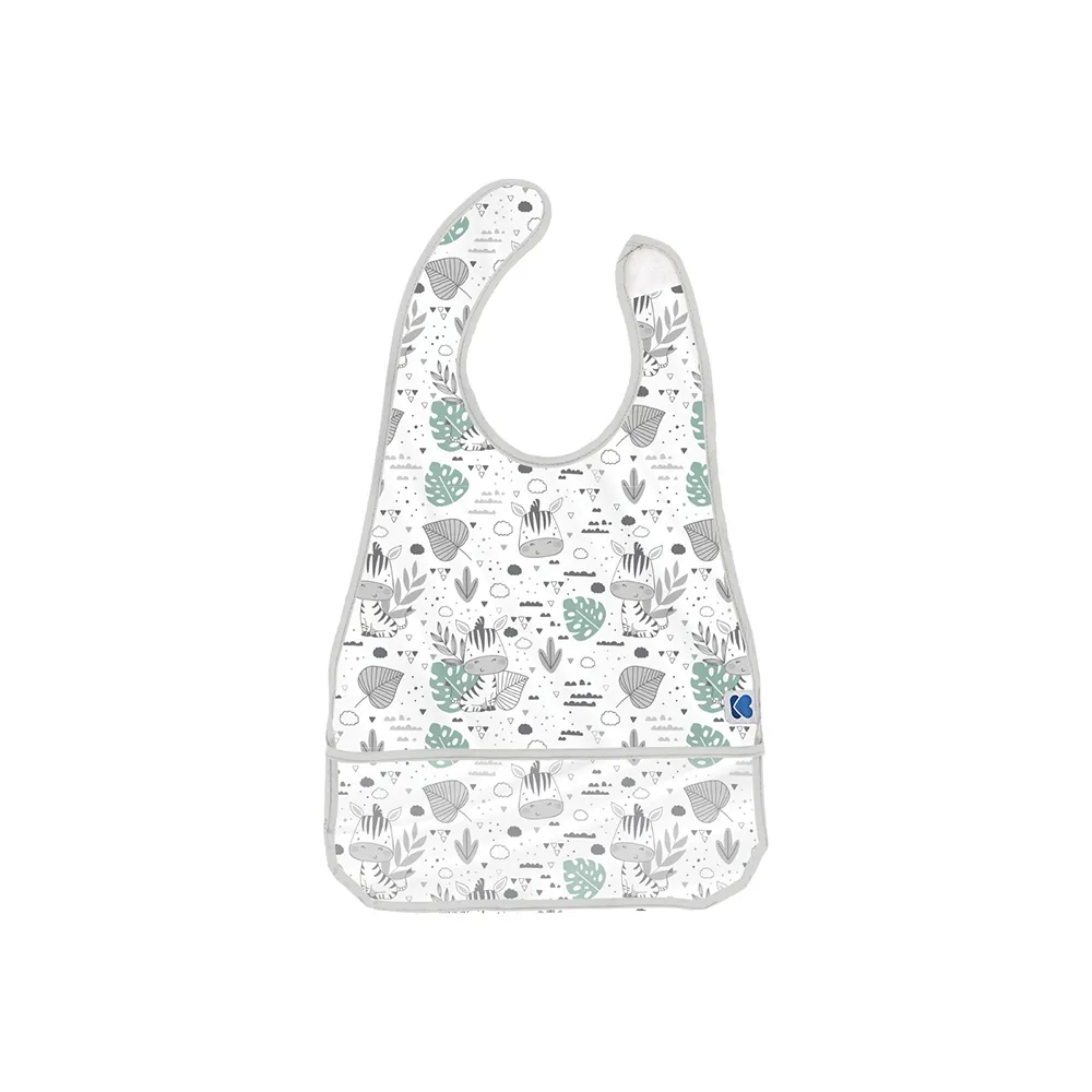 Kikkaboo Bavoir Eva imperméable Savanna Gris