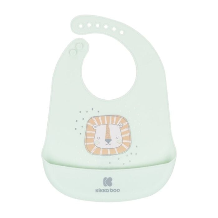 Kikkaboo Bavoir en silicone Savanna Vert