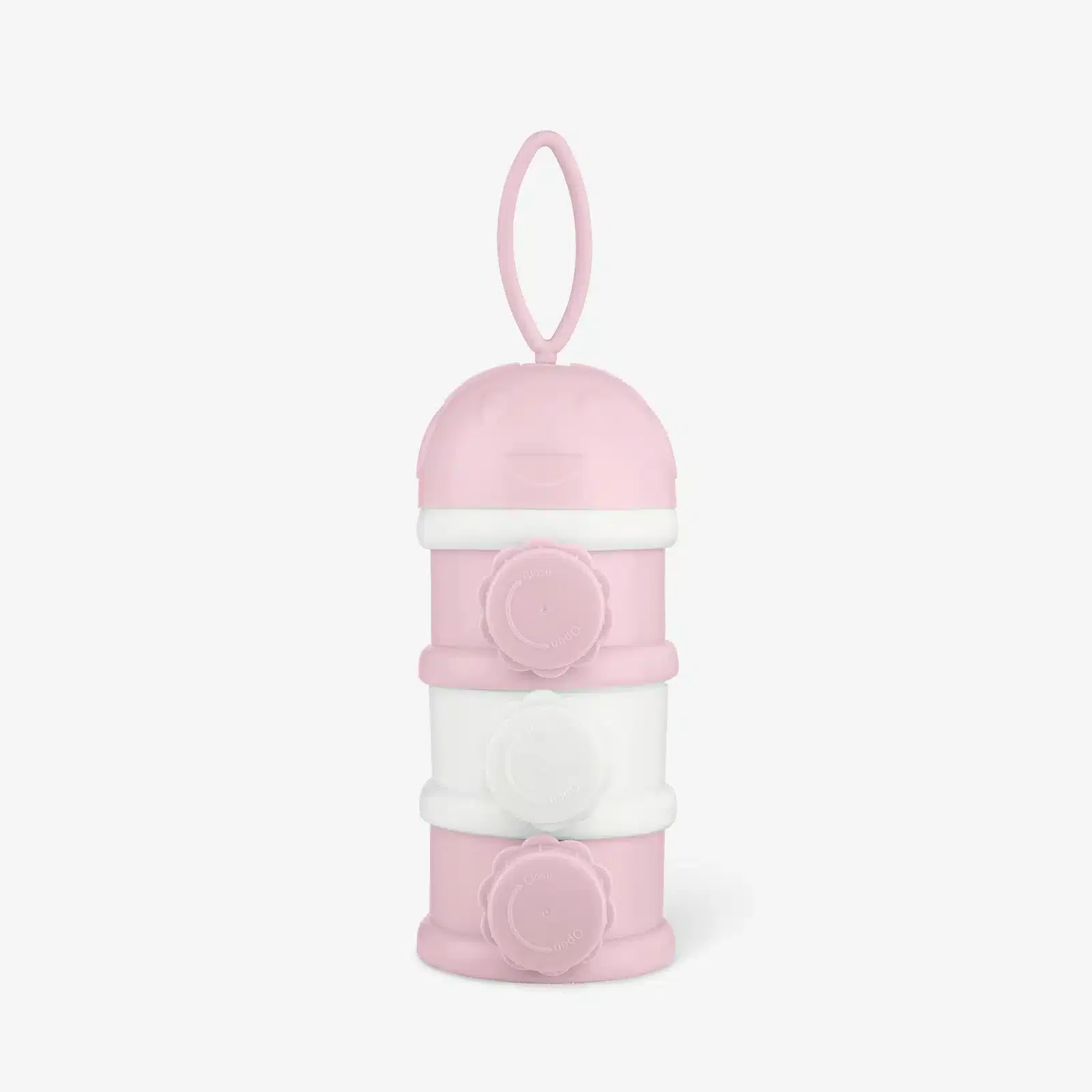 Kikkaboo Boite doseuse de Lait 3 niveaux Rose