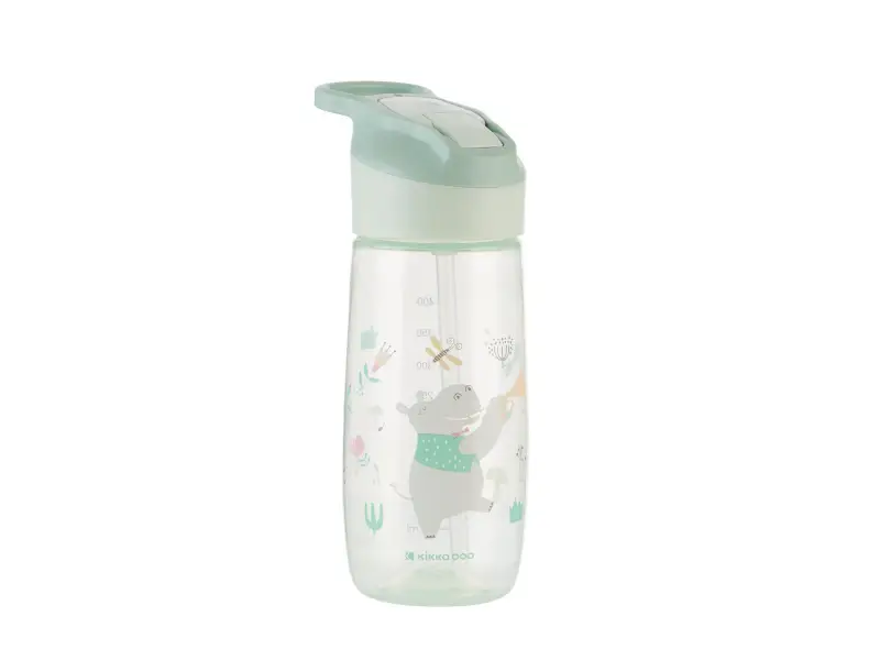 Kikkaboo Gobelet avec bec verseur en silicone 12mois+ 450ml – Menthe Festival de Musique