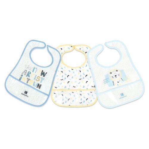 Kikkaboo Lot de 3 Bavoirs en mousse EVA