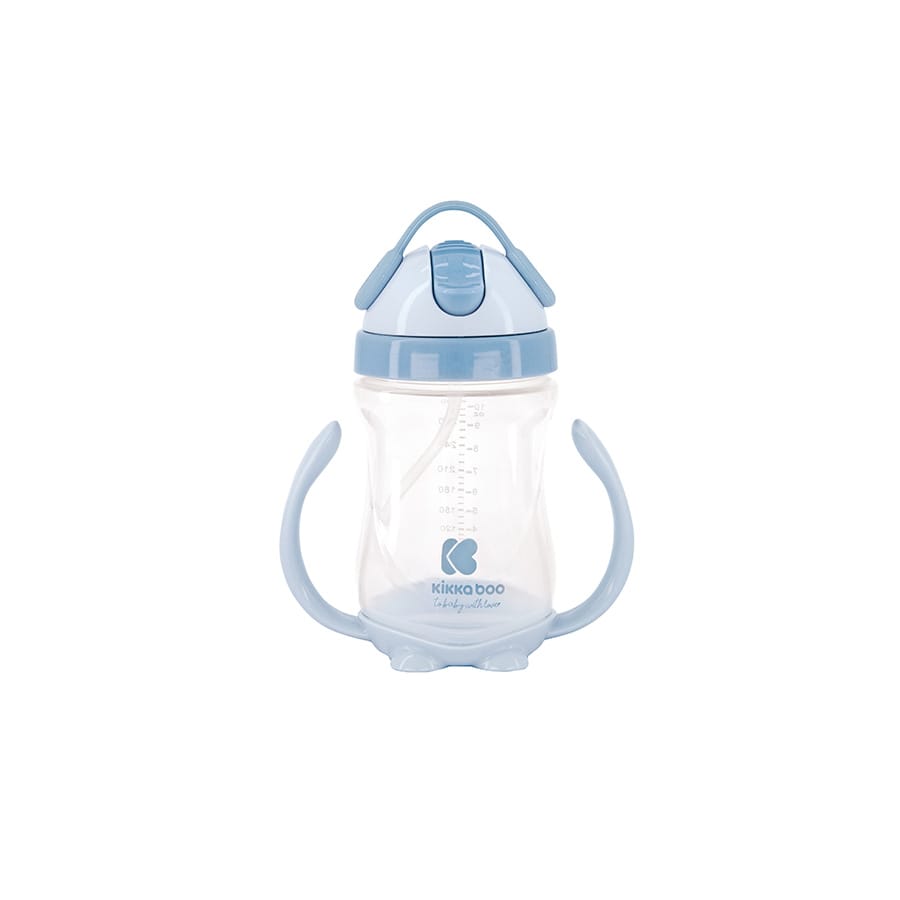 Kikkaboo Tasse à paille 300ml Bleu