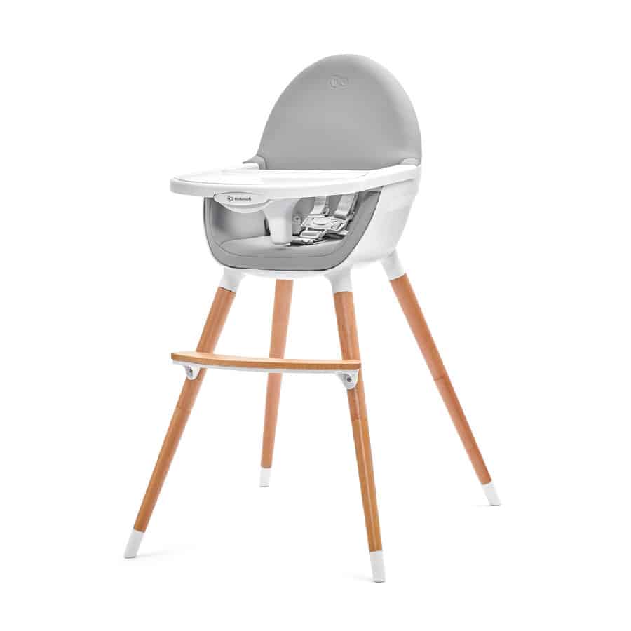 Kinderkraft Chaise haute enfant évolutive Fini gris