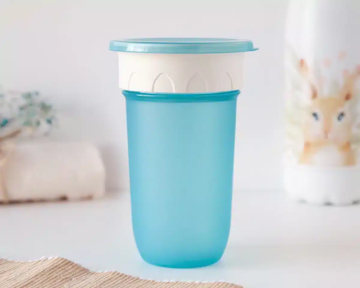 Kiokids Verre d’entraînement 360 Couleur Bleu 300 ml
