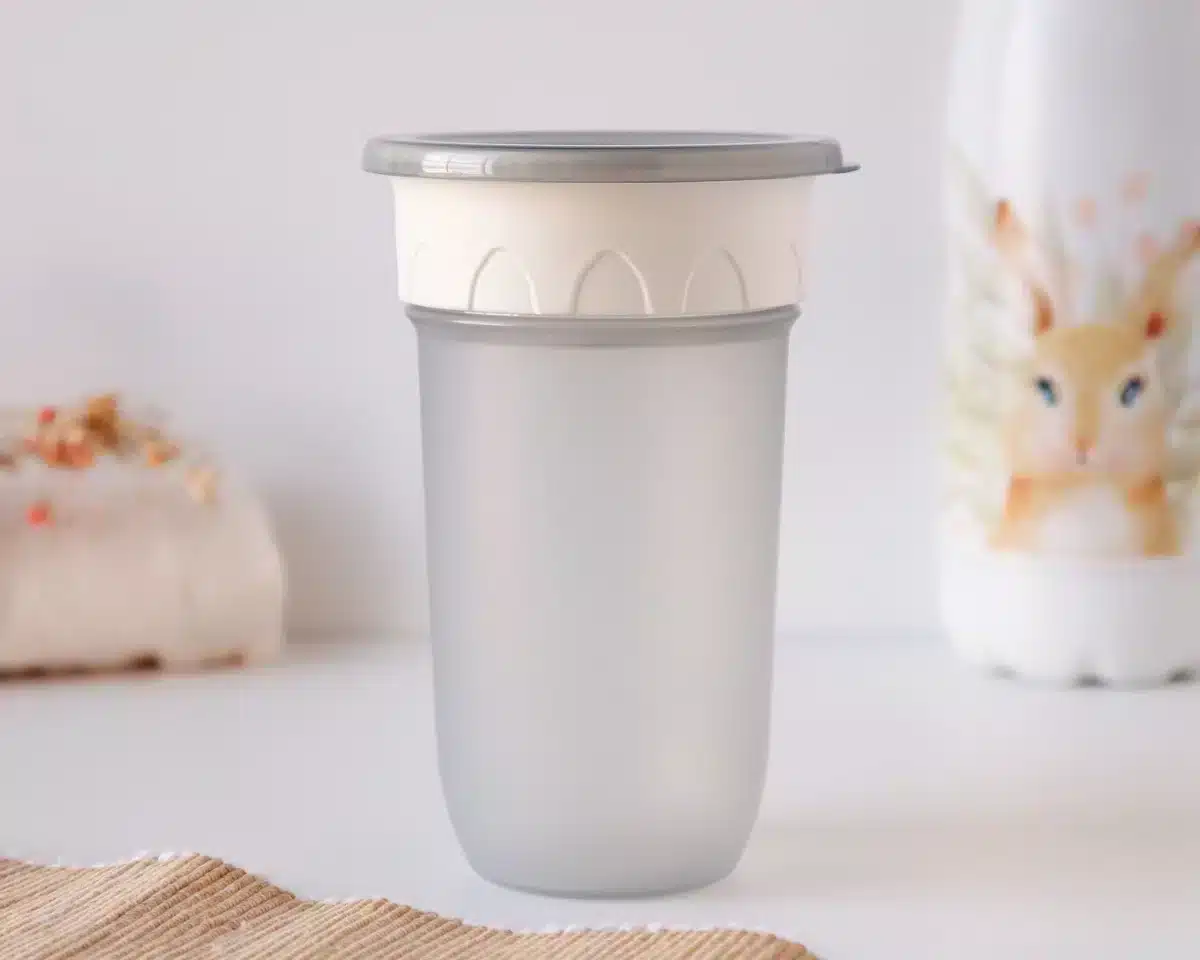 Kiokids Verre d’entraînement 360 Couleur Gris 300 ml