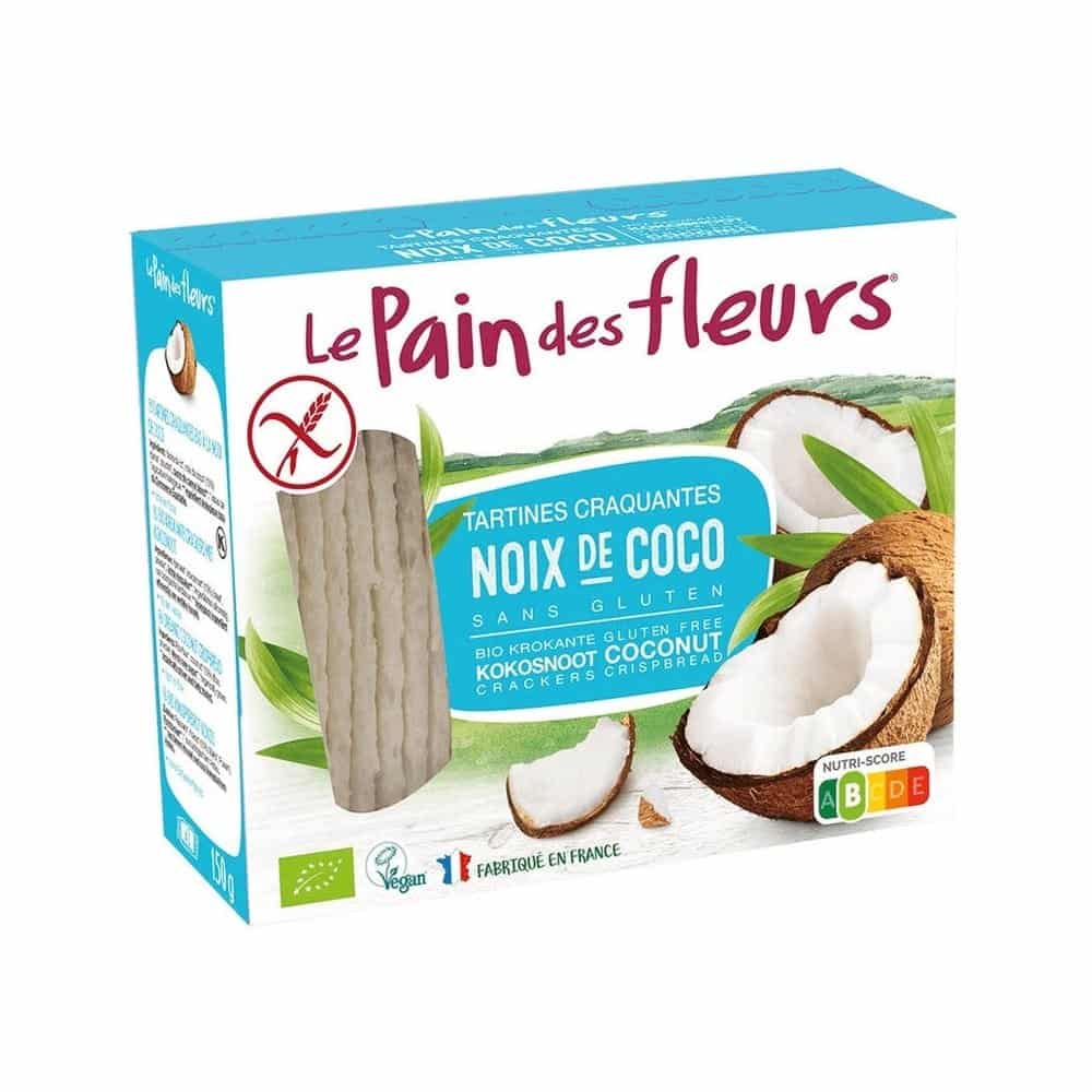 Le Pain des Fleurs Tartines Craquante Bio au noix de Coco