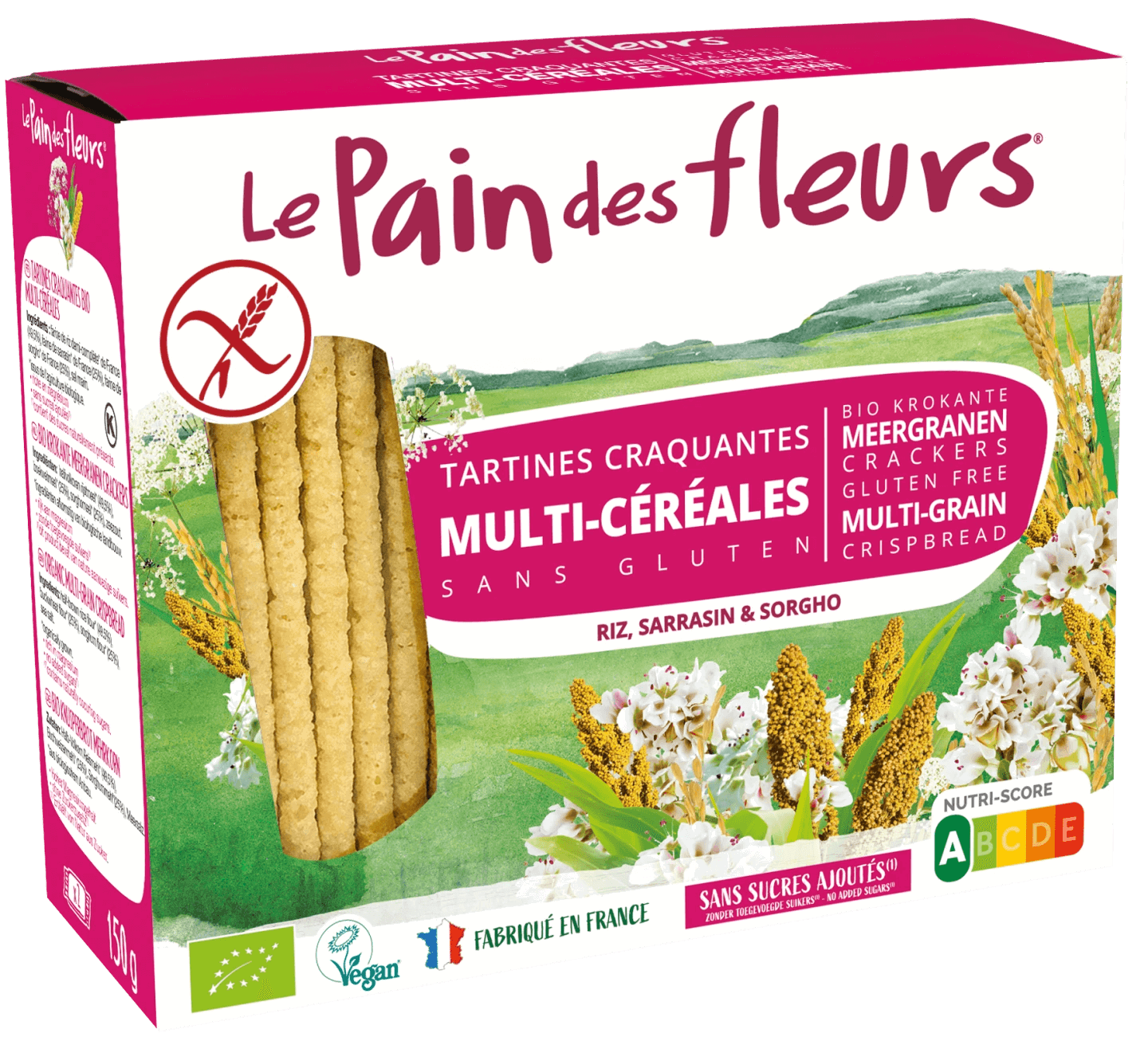 Le Pain des Fleurs Tartine Craquante Multi-Céréales