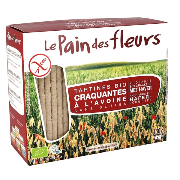 Le Pain des Fleurs Tartines Craquantes à l’Avoine