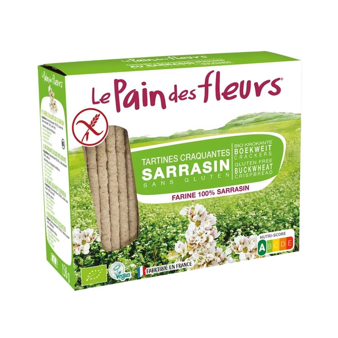 Le Pain des Fleurs Tartines Craquantes Bio au Sarrasin