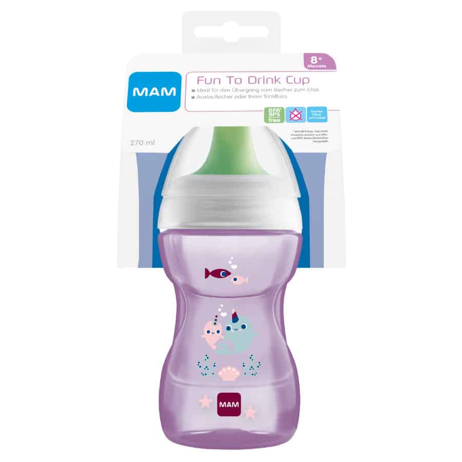 Mam Fun to Drink Cup Violette 8m+ 270 ml