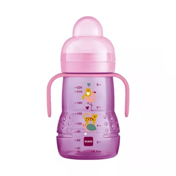 Mam Trainer+ cup Rose 4m+ 220 ml