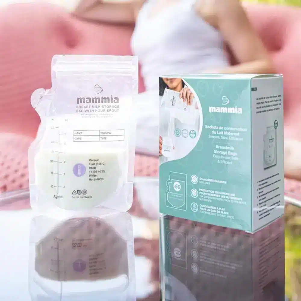 Mammia Sachets de conservation du Lait Maternel 50 unités