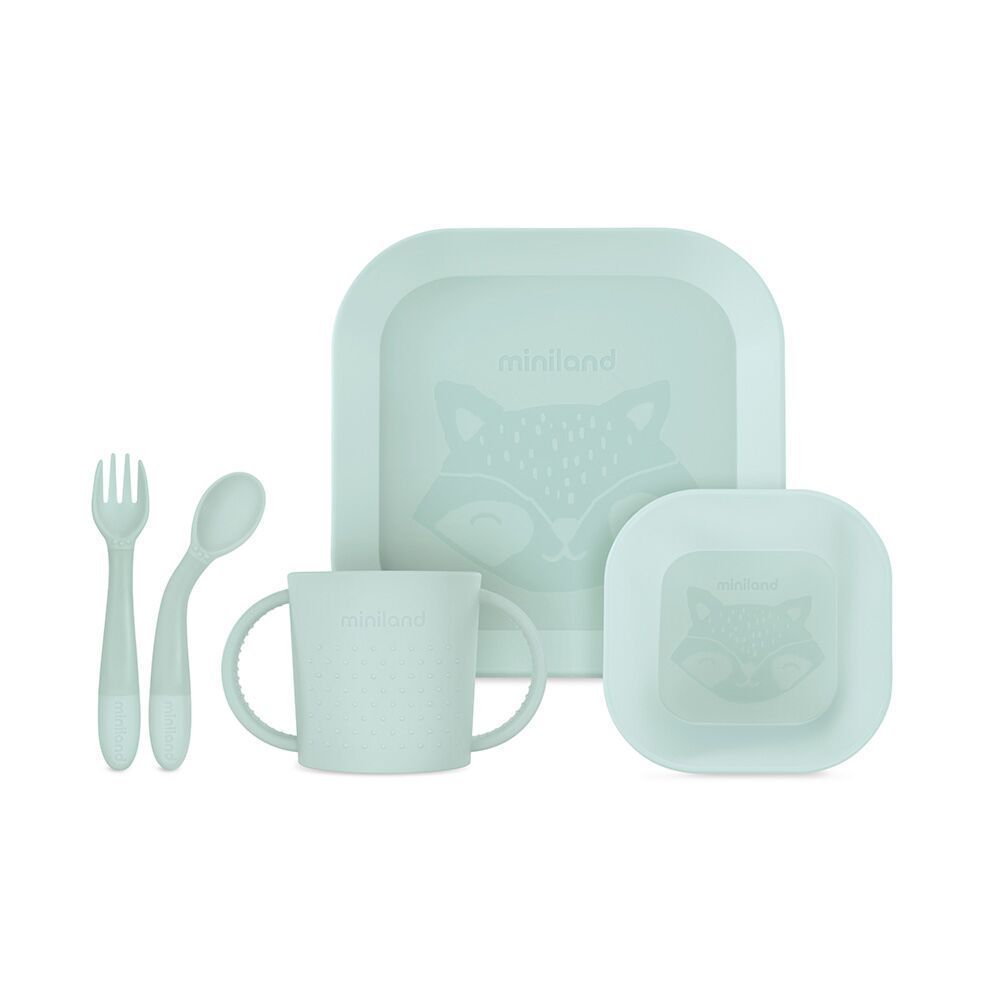 Miniland Set De Vaisselle Square Menthe